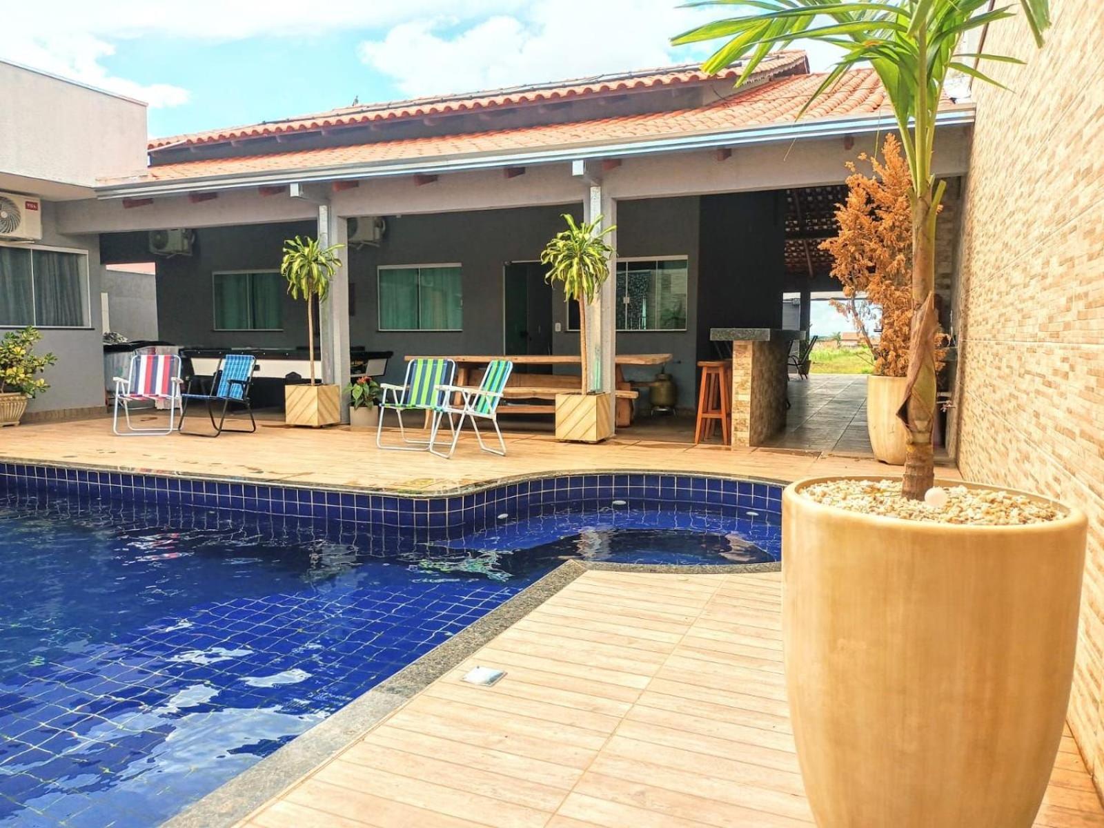 Casa Com Piscina Aquecida Casa de férias Caldas Novas